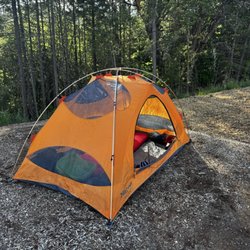 Cave Junction KOA Journey - Tent Camping space