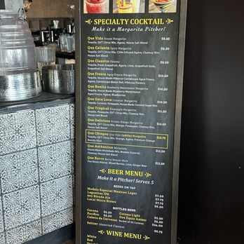 Que Vida Tacos - Menu (August 2024) - Tacos Near Me - Costa Mesa, California Que Vida Tacos - Menu (August 2024) - Tacos Near Me - Costa Mesa, California