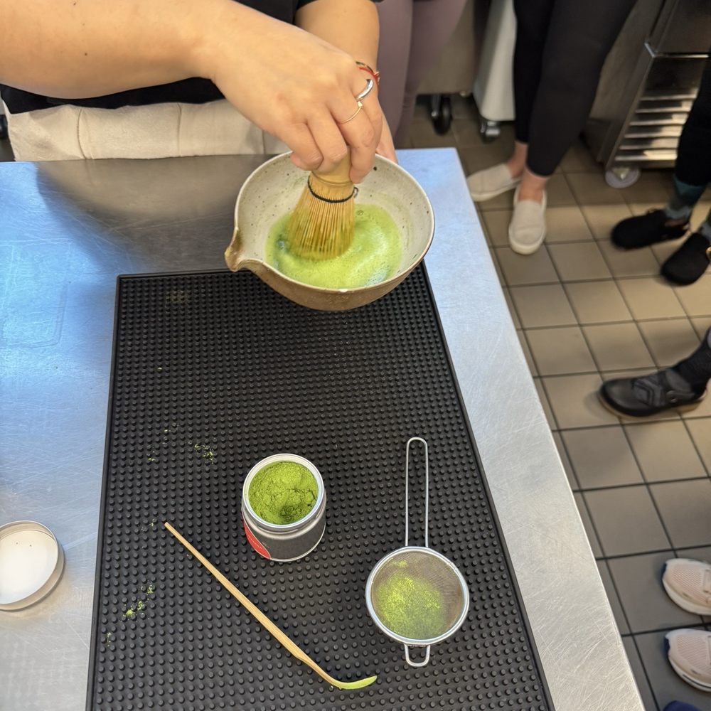 Making matcha