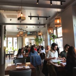 Tofu Vegan - Busy lunchtime interior.