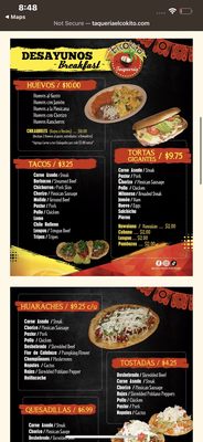 Menu photo 6 Taqueria El Cokito Elgin, IL