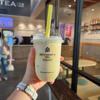 Ben Gong's Tea - Mango pomelo sago - Bubble Tea Near Me - Frisco, Texas