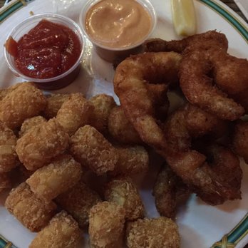 Kelly's Irish Times - Beer battered jumbo shrimp and tots - Dive Bars Near Me - Washington, DC, District of Columbia