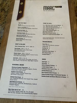 Menu photo 3 Marc Bar & Restaurant Braselton, GA Menu photo 3 Marc Bar & Restaurant Braselton, GA