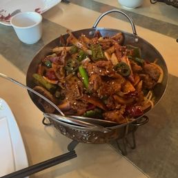 Dry pot lamb