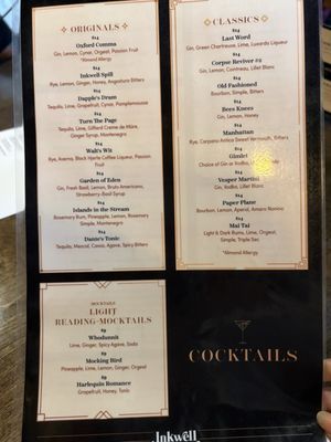 Menu photo 7 Inkwell Tavern Burbank, CA