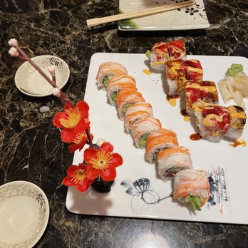Sakura Sushi & Grill - Aloha roll & spider man roll - Sushi Bars Near Me - Hilo, Hawaii Sakura Sushi & Grill - Aloha roll & spider man roll - Sushi Bars Near Me - Hilo, Hawaii