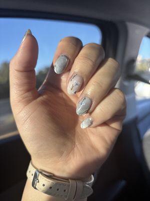 Bridesmaids nails