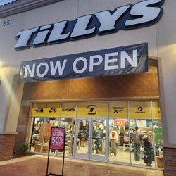 Tillys - Front of the store! Tilly's next to Sam's Club and Bootbarn!