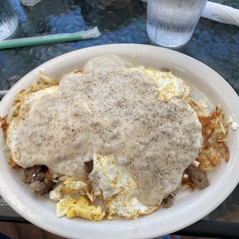 Marko's Diner - Jack's skillet add gravy - Breakfast & Brunch Near Me - Fort Myers, Florida Marko's Diner - Jack's skillet add gravy - Breakfast & Brunch Near Me - Fort Myers, Florida