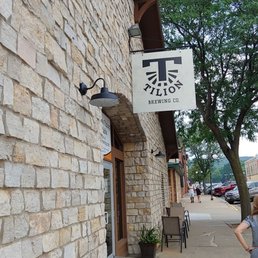 Exterior outside entrance of Tilion Brewing Company - Cannon Falls, Minnesota Exterior outside entrance of Tilion Brewing Company - Cannon Falls, Minnesota