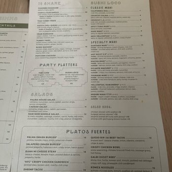 Palma - Menu - Whiskey Bars Near Me - Dallas, Texas Palma - Menu - Whiskey Bars Near Me - Dallas, Texas