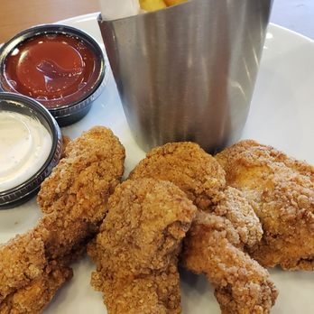 Pinstack - Chicken tenders with fries. - Bowling Near Me - Plano, Texas