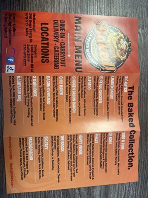 Menu photo 2 Baked  A Potato Restaurant Conyers, GA