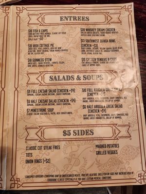 Menu photo 1 40 Thieves Lutz, FL