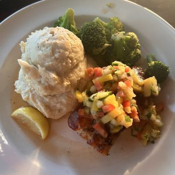 Bahama Breeze - Tequila Sunburn Glazed Salmon - Latin American Near Me - Orlando, Florida Bahama Breeze - Tequila Sunburn Glazed Salmon - Latin American Near Me - Orlando, Florida