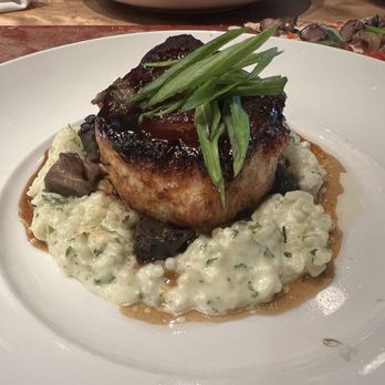 Seasons 52 - Brick Oven-Roasted Chilean Sea Bass with Risotto - New American Near Me - Jacksonville, Florida Seasons 52 - Brick Oven-Roasted Chilean Sea Bass with Risotto - New American Near Me - Jacksonville, Florida