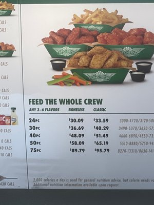 Menu photo 1 Wingstop The Colony, TX