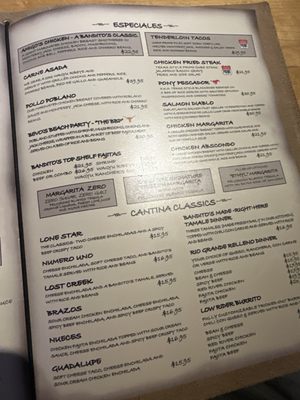 Menu photo 1 Bandito's Tex-Mex Cantina Dallas, TX Menu photo 1 Bandito's Tex-Mex Cantina Dallas, TX