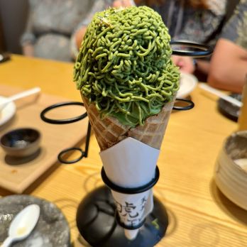 Tendon Kohaku - Matcha Mont Blanc - Japanese Near Me - Bellevue, Washington