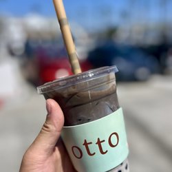 Hojicha Latte with boba
