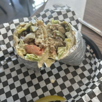Mediterranean Grill House - 3. Chicken Shawerma Wrap - Middle Eastern Near Me - Mountain View, California
