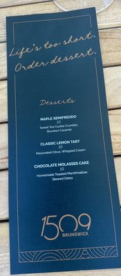 Menu photo 5 1509 Brunswick Brunswick, GA