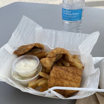 Catch of The Day - Whitefish Basket with Fries and cole slaw. Fresh very good. $12 - Food Trucks Near Me Catch of The Day - Whitefish Basket with Fries and cole slaw. Fresh very good. $12 - Food Trucks Near Me