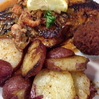 Cajun Boilers - Catfish Atchafalaya with grilled new potatoes and hush puppies.. - Cajun/Creole Near Me - Hot Springs, Arkansas Cajun Boilers - Catfish Atchafalaya with grilled new potatoes and hush puppies.. - Cajun/Creole Near Me - Hot Springs, Arkansas