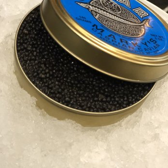 Marky's Caviar Lounge - They treated us to the most surprisingly sweet caviar you could possibly try !! - Seafood Near Me - Hollywood, Florida