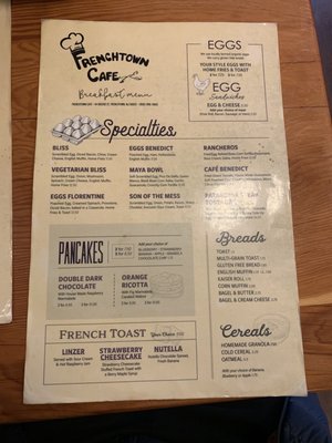 Menu photo 1 Frenchtown Cafe Frenchtown, NJ