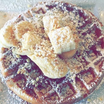 George's Place - Nutella waffle (pictured) was a bit sweet but still worth trying. - Breakfast & Brunch Near Me - Cape May, New Jersey George's Place - Nutella waffle (pictured) was a bit sweet but still worth trying. - Breakfast & Brunch Near Me - Cape May, New Jersey