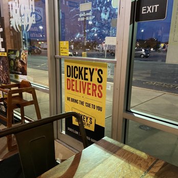 Dickey's Barbecue Pit - a sign on the door - Barbeque Near Me - Mechanicsburg, Pennsylvania