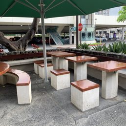 Outdoor seating
