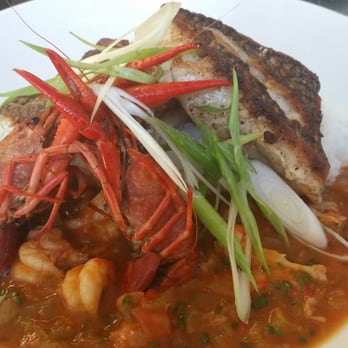 The Durham Hotel - Black bass, Louisiana crawfish stew, and Carolina rice - Hotels & Travel Near Me - Durham, North Carolina The Durham Hotel - Black bass, Louisiana crawfish stew, and Carolina rice - Hotels & Travel Near Me - Durham, North Carolina