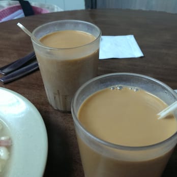 蘭芳園 - It's those egg shell colored mixing sticks with the famous tea.... - Hong Kong Style Cafe Near Me - Hong Kong, HK