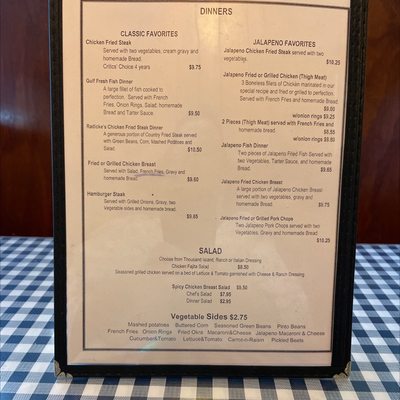 Menu photo 5 Radicke's Bluebonnet Grill San Antonio, TX Menu photo 5 Radicke's Bluebonnet Grill San Antonio, TX