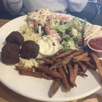 OPA Grill & Tavern - Falafel plate - Greek Near Me - Delaware, Ohio OPA Grill & Tavern - Falafel plate - Greek Near Me - Delaware, Ohio