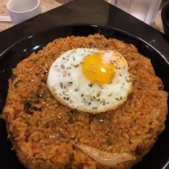 Korean Chili - Kimchi fried rice was so good!  On par with K town in LA! - Korean Near Me - Tulare, California