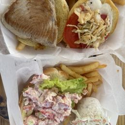 Tuna Sandwich and Lobster Roll