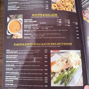 Papa Peter’s - Menu 1 of 3 - Steakhouses Near Me - Tomball, Texas