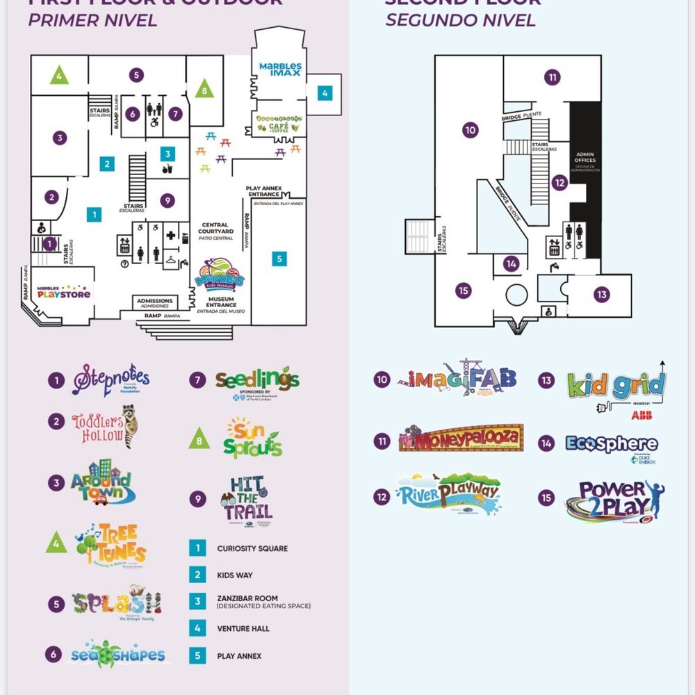 Marbles Kids Museum - Map with areas - Children's Museums Near Me - Raleigh, North Carolina Marbles Kids Museum - Map with areas - Children's Museums Near Me - Raleigh, North Carolina