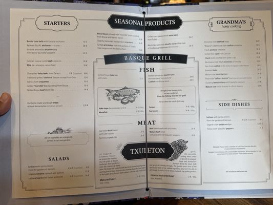 Menu photo 1 Sagardi Argenteria Barcelona, B