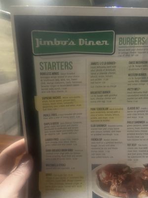 Menu photo 1 Jimbo's Diner La Vista, NE Menu photo 1 Jimbo's Diner La Vista, NE