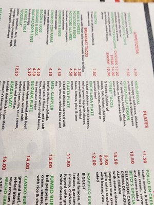 Menu photo 2 Taco Kitchen Charleston, SC