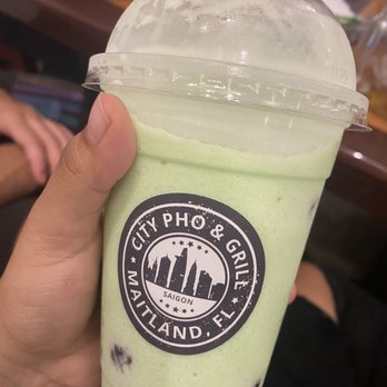 City Pho & Grill - Honeydew boba - Vietnamese Near Me - Maitland, Florida