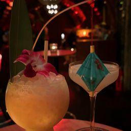 The Pearl Diver in front, Daiquiri in back The Pearl Diver in front, Daiquiri in back
