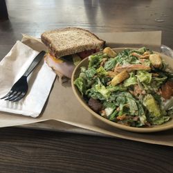 The Java House - 1/2 sandwich and salad combo