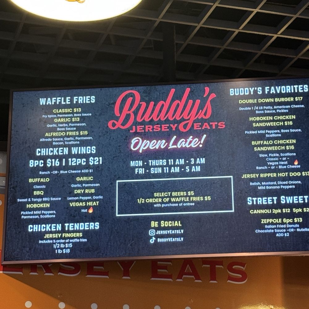 Buddy's Jersey Eats - Food Trucks Near Me - Las Vegas, Nevada