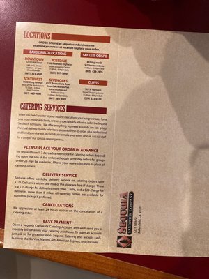 Menu photo 8 Sequoia Sandwich Company Clovis, CA